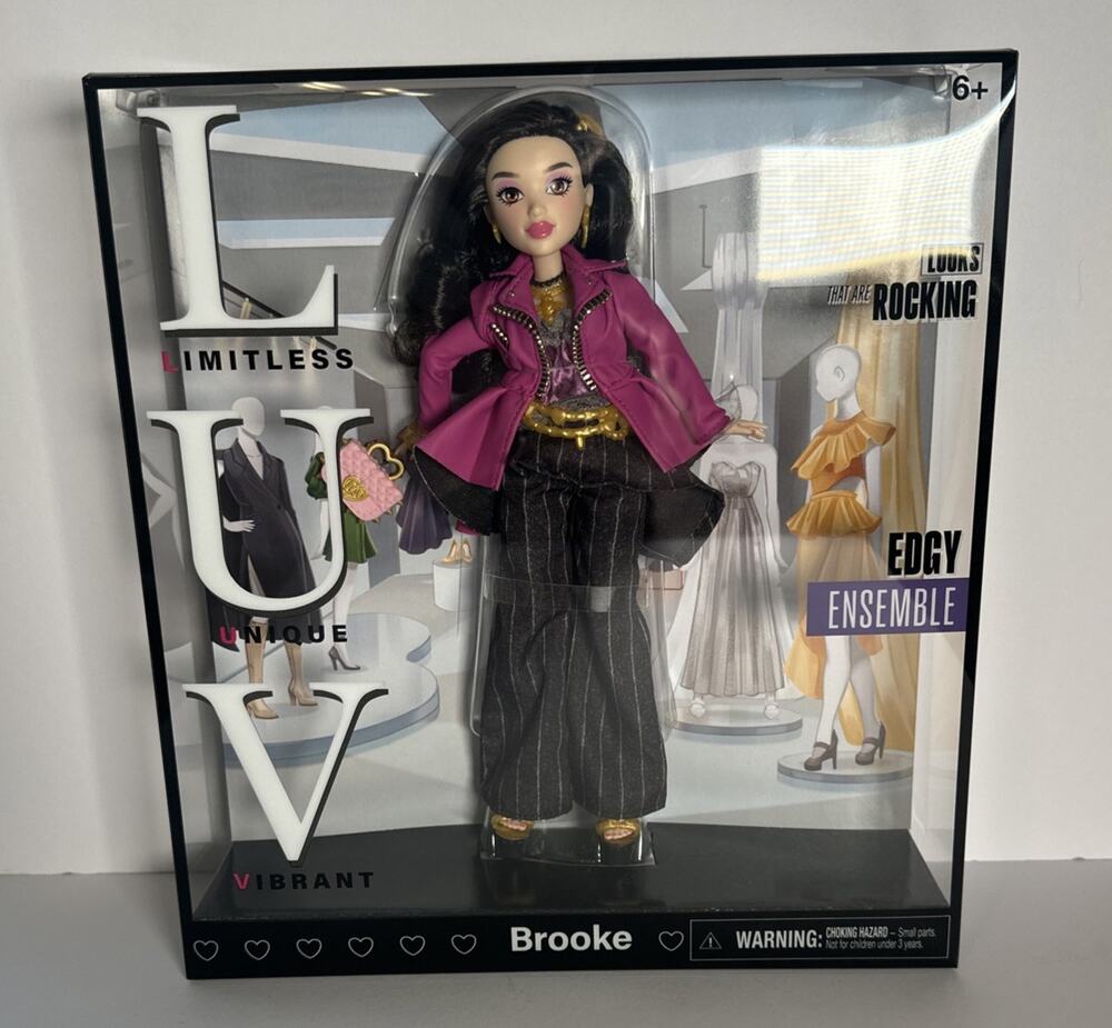 LUV Limitless Unique Vibrant BROOKE Fashion Doll Rocker Style Rare, New In Box